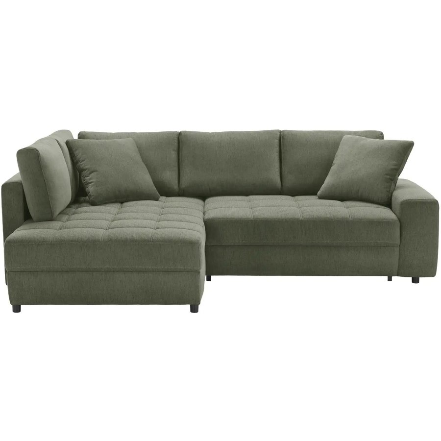 bobb Ecksofa mit pflegeleichtem Bezug Arissa de Luxe, grün