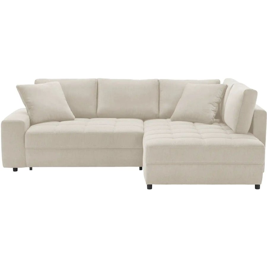 bobb Ecksofa mit pflegeleichtem Bezug Arissa de Luxe, beige
