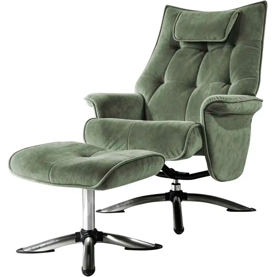 Relaxsessel mit Hocker Betsy, grün Polstermöbel > Sessel > Fernsehsessel - Höffner