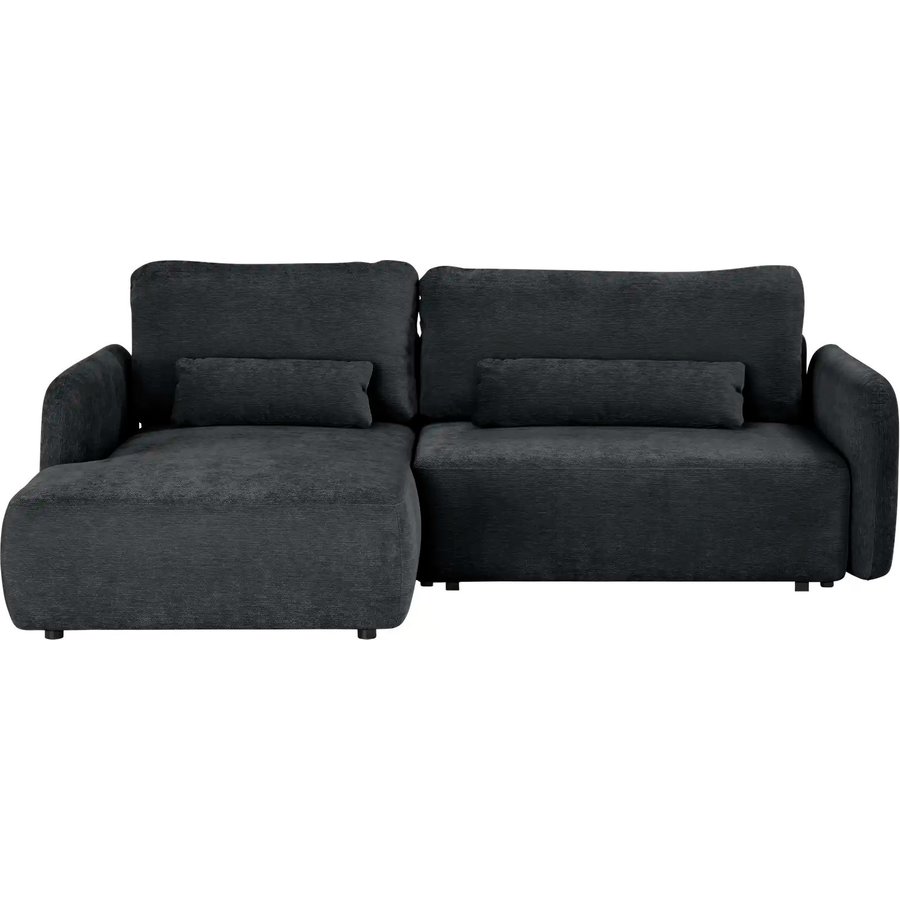 uno Ecksofa Mit Schlaffuktion Mossa, schwarz