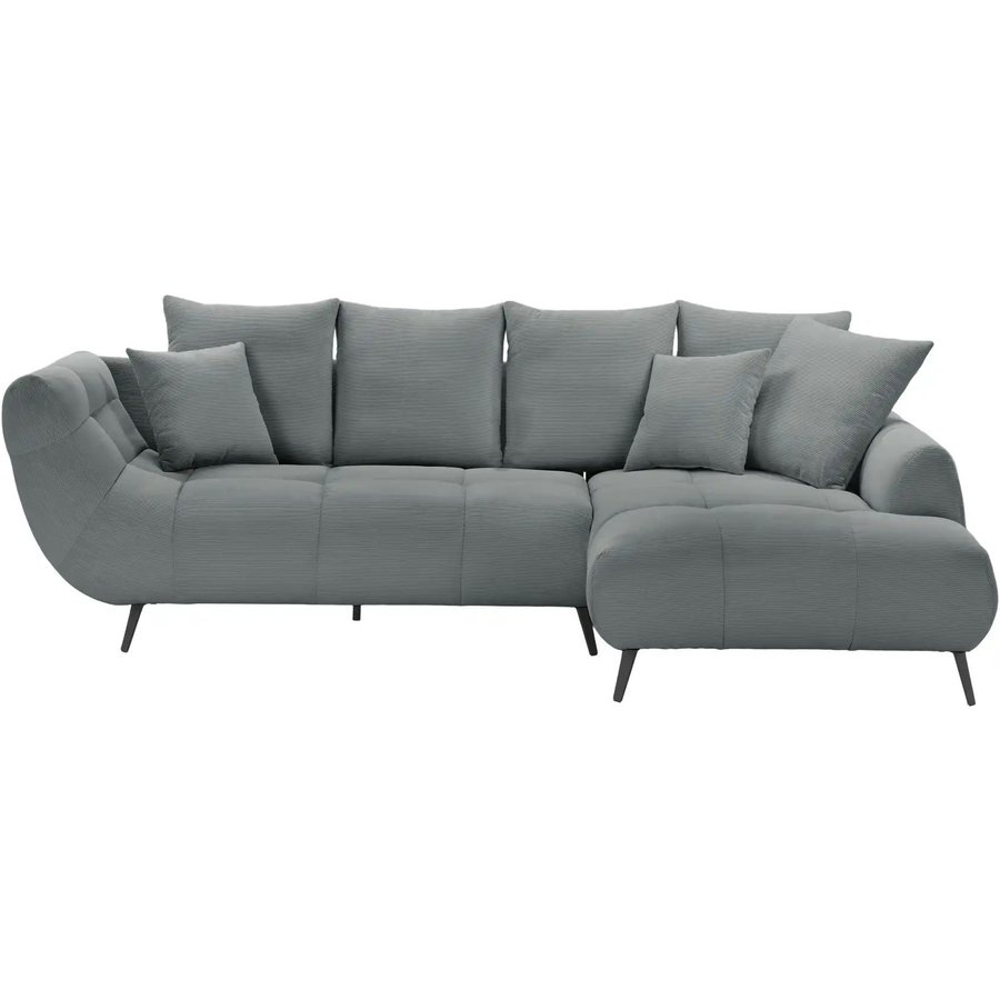 bobb Ecksofa Bellani III, grau