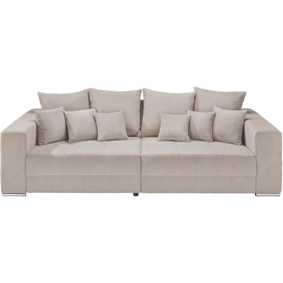 uno Bigsofa aus Cordstoff Ricardo, beige