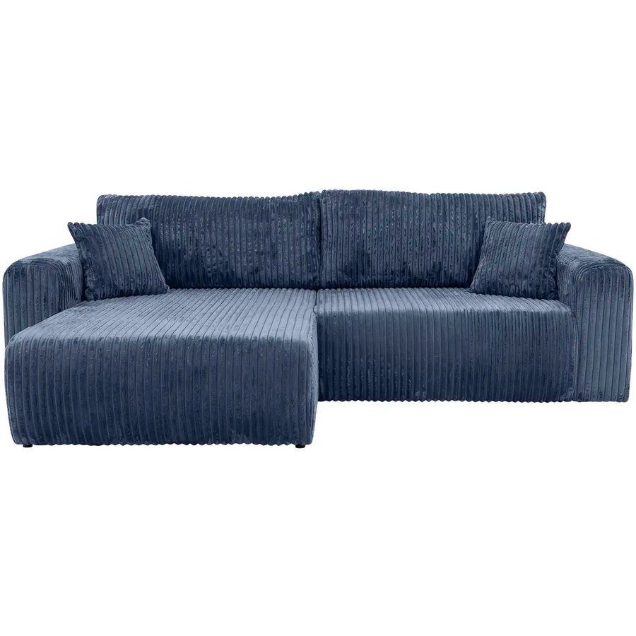 Ecksofa mit Schlaffunktion Henna, blau