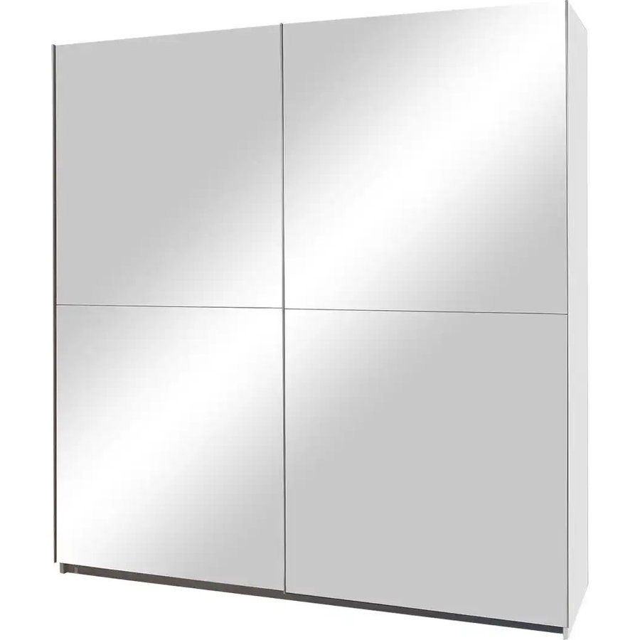 Schwebetürenschrank Queen, weiß