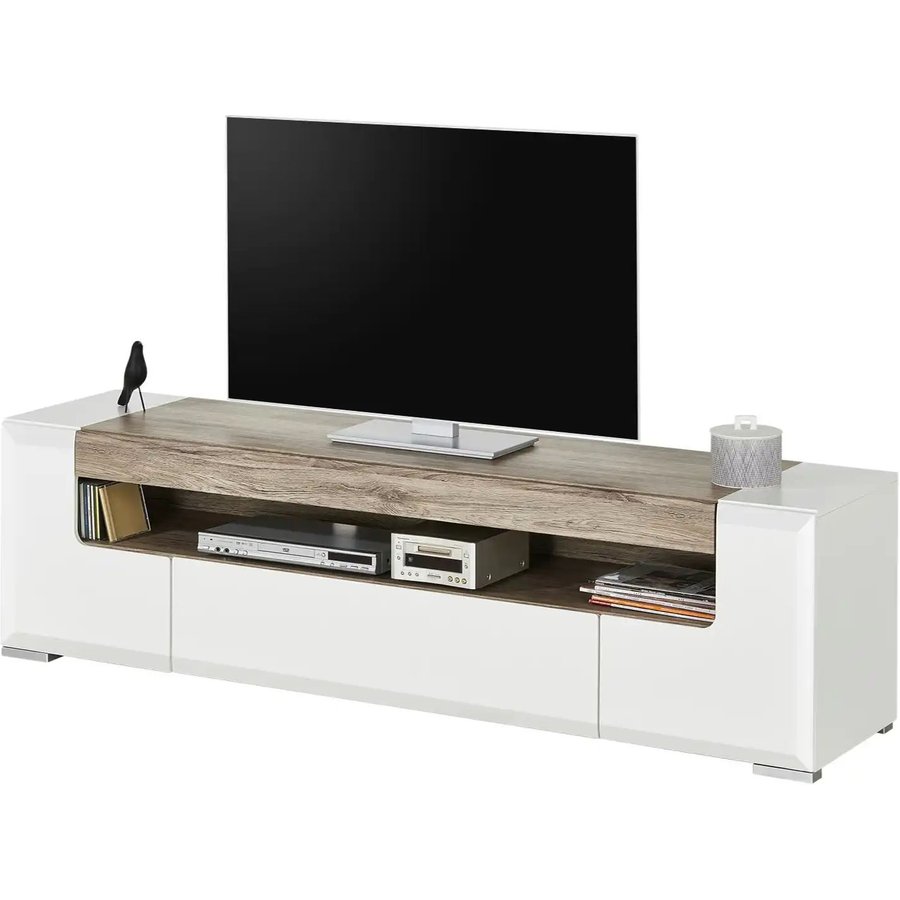TV-Lowboard La Vita, weiß
