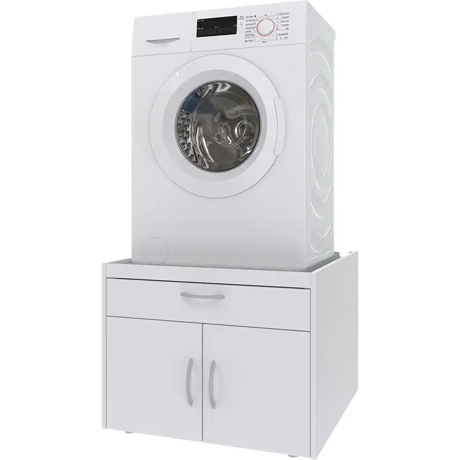 Waschmaschinenunterschrank MRK, weiß