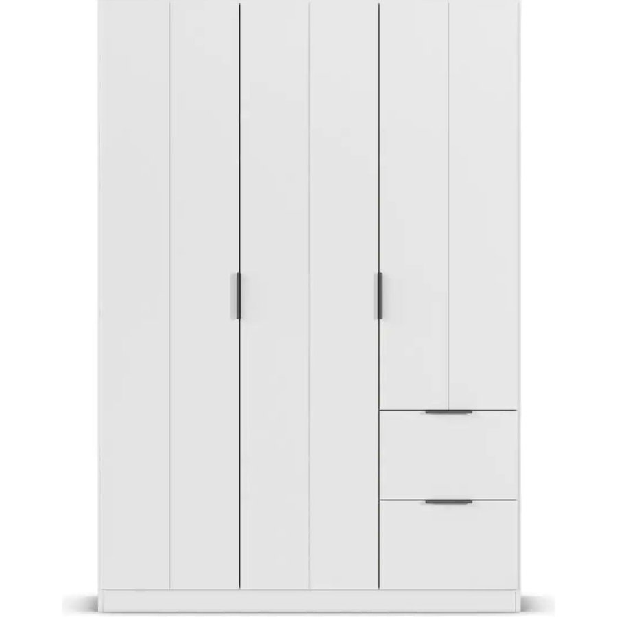 Drehtürenschrank Ella, weiß