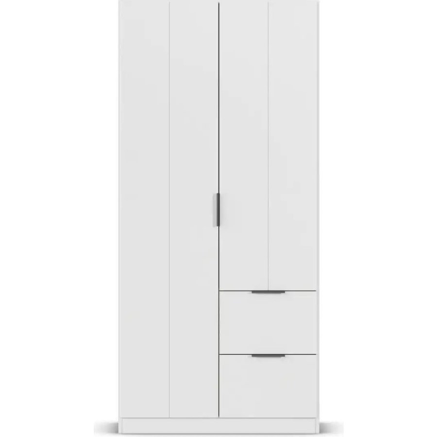 Drehtürenschrank Ella, weiß