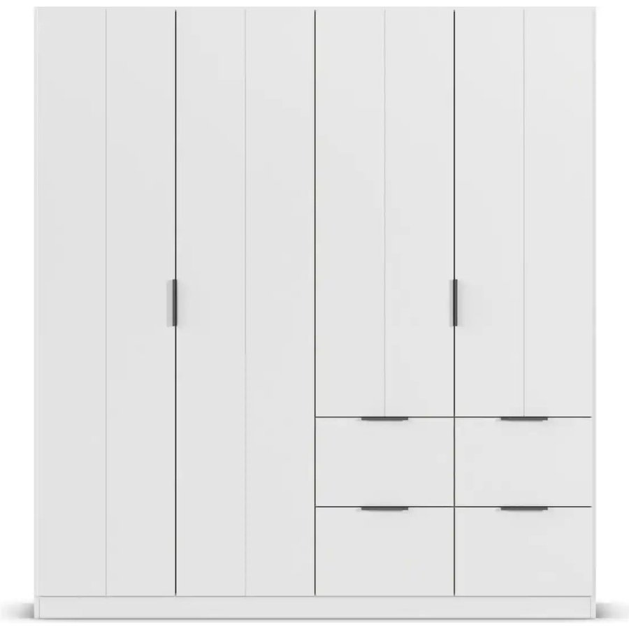 Drehtürenschrank Ella, weiß