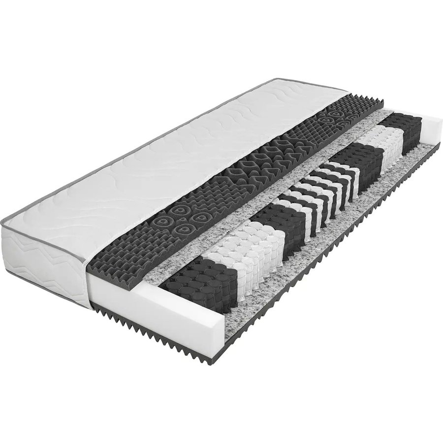Taschenfederkernmatratze T1010, weiß