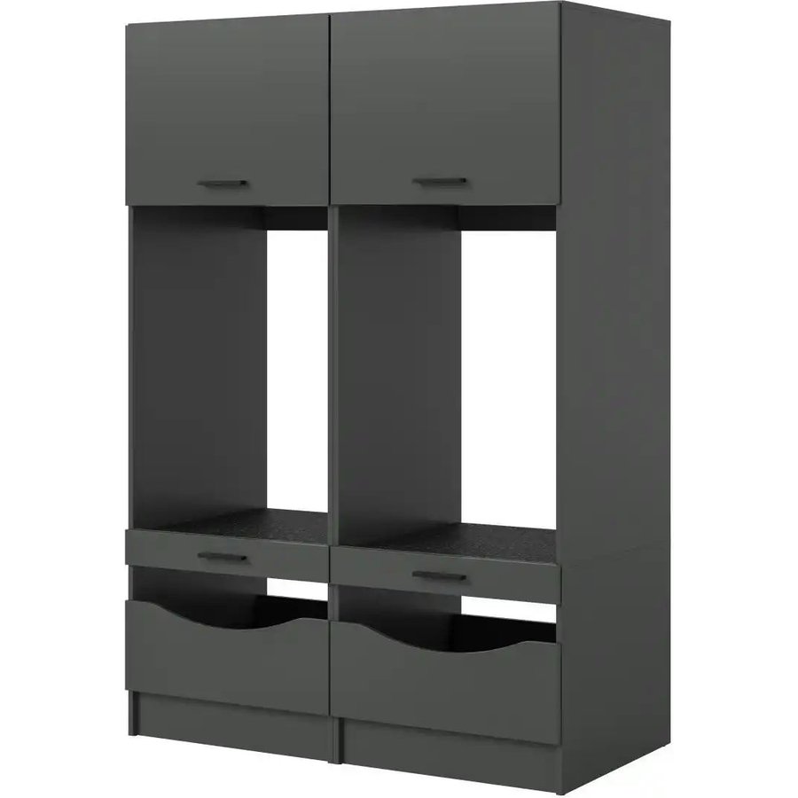 Waschmaschinenumbau Set, grau