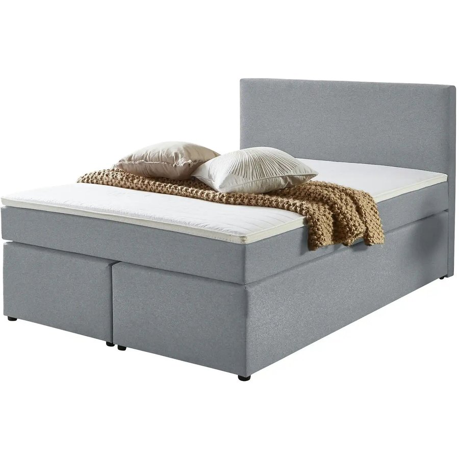 Boxspringbett Aspen, silber