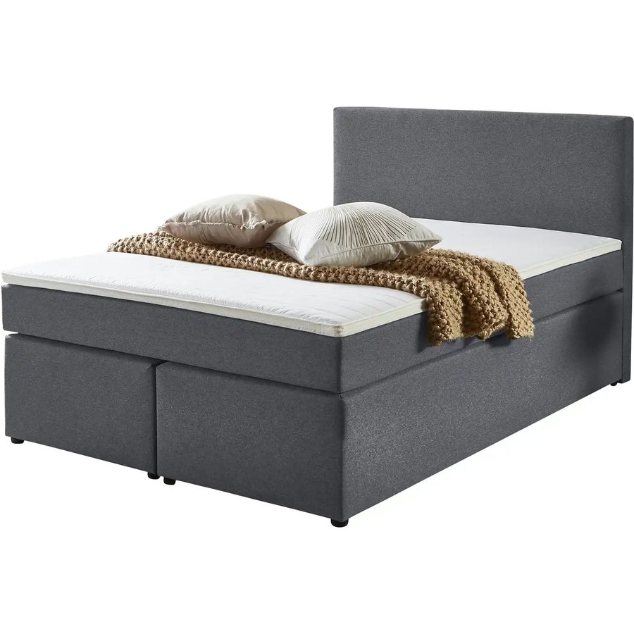 Boxspringbett Aspen, schwarz