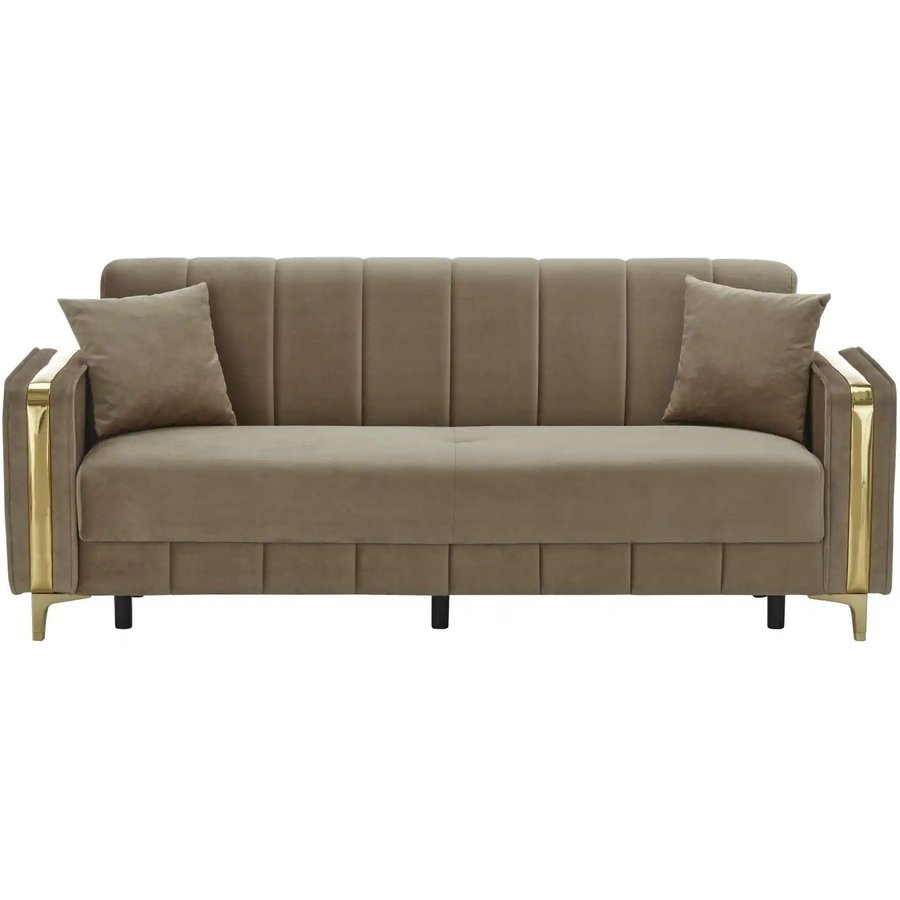Sofa 3-sitzig Etna, braun