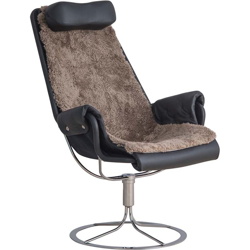 DUX Jetson 69 fåtölj inkl fårskinn från DUX