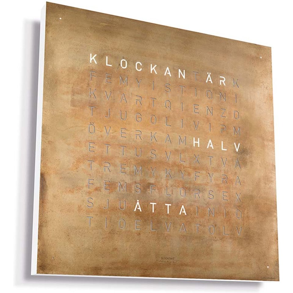 QlockTwo Earth 45 Creator's Edition från QlockTwo