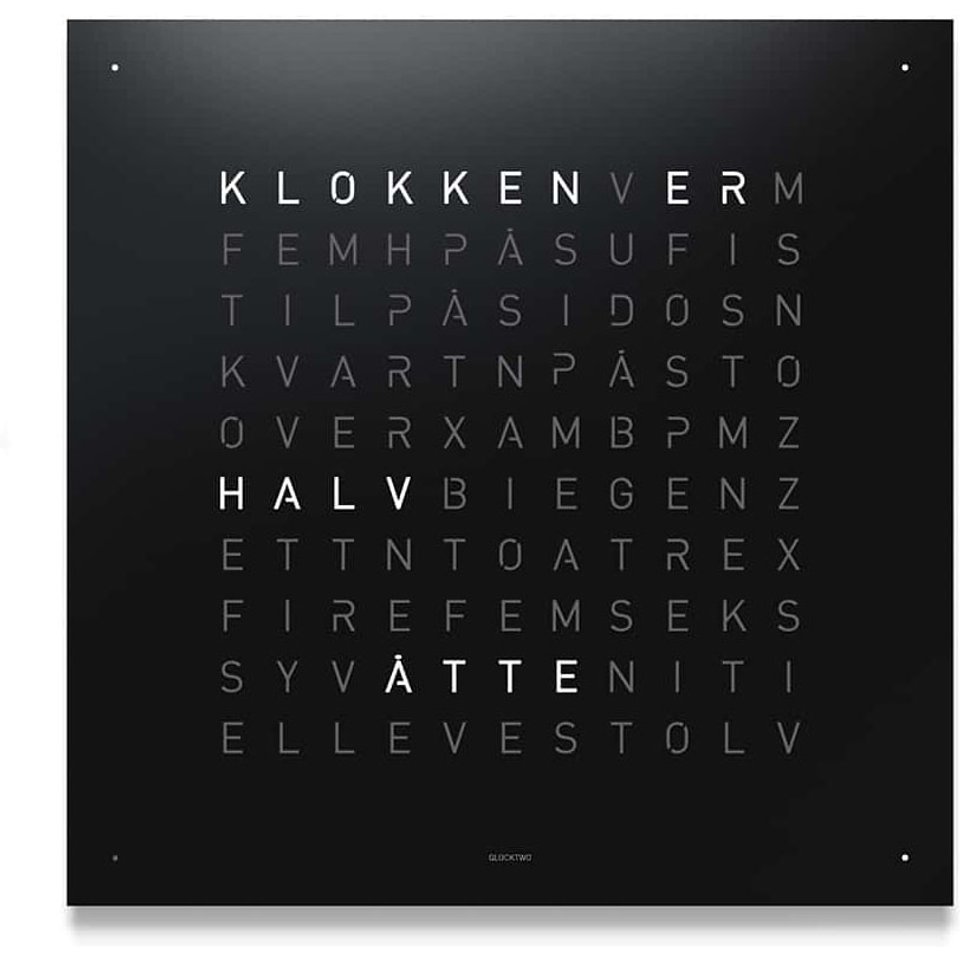 QlockTwo Earth 90 från QlockTwo