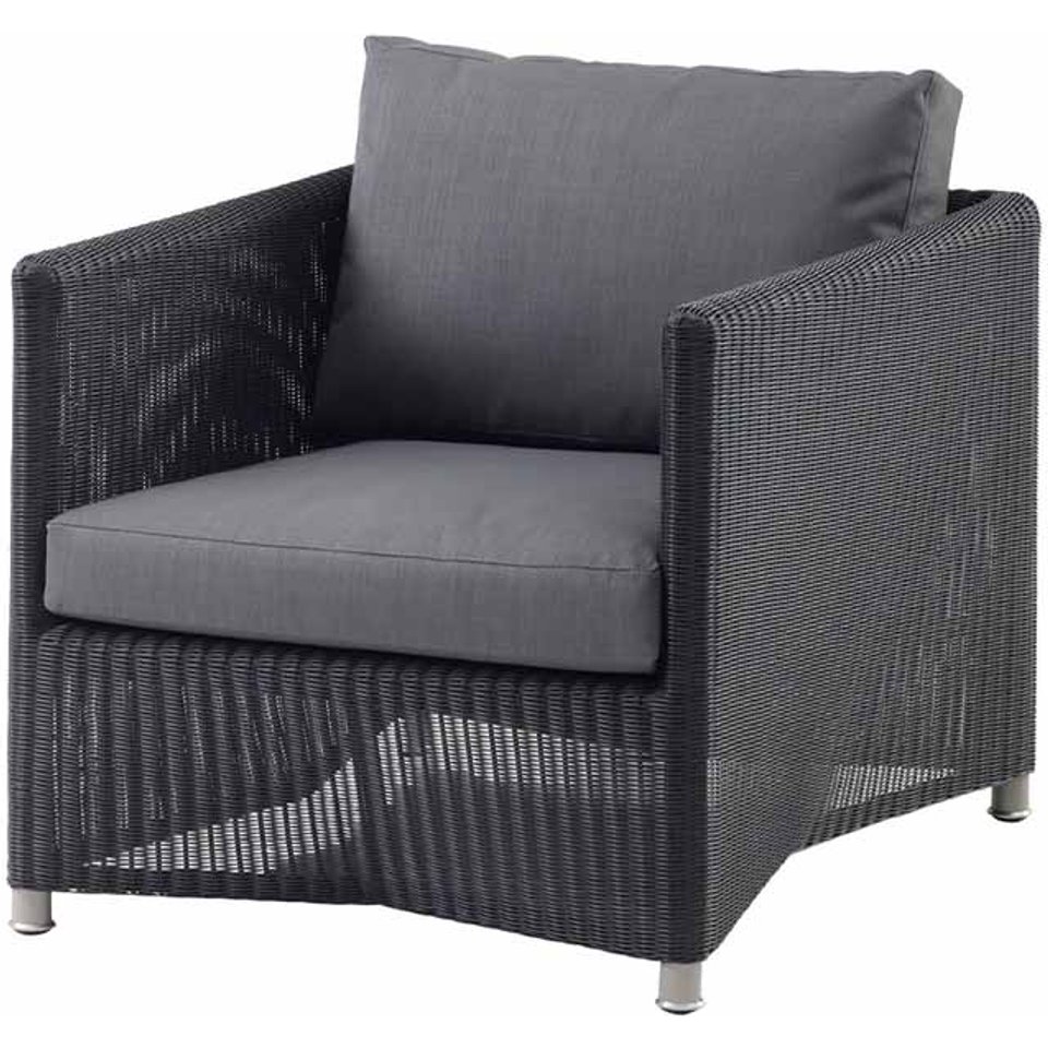 Cane-line Diamond loungefåtölj inkl dyna från Cane-line