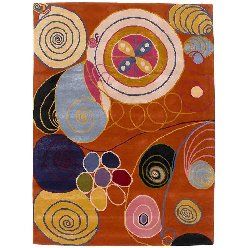 Bargi Matta Hilma af Klint 3 Orange från Bargi