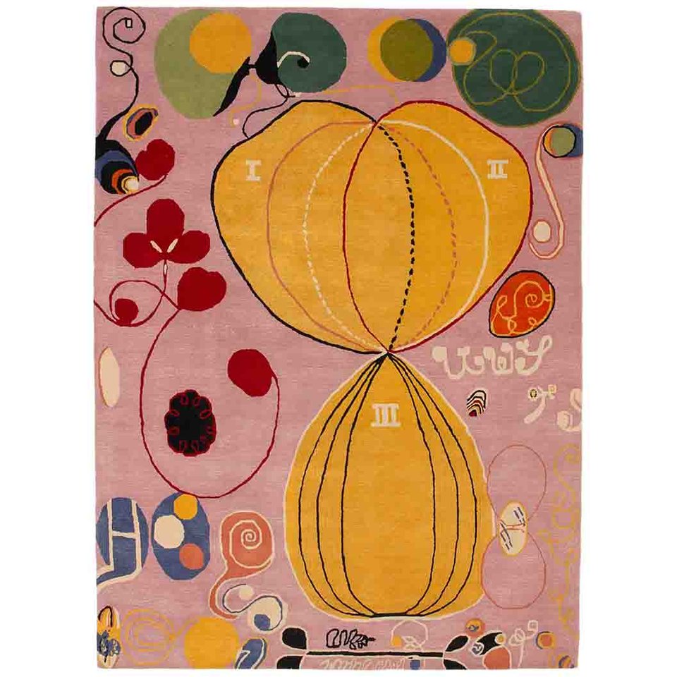 Bargi Matta Hilma af Klint 7 Rose från Bargi