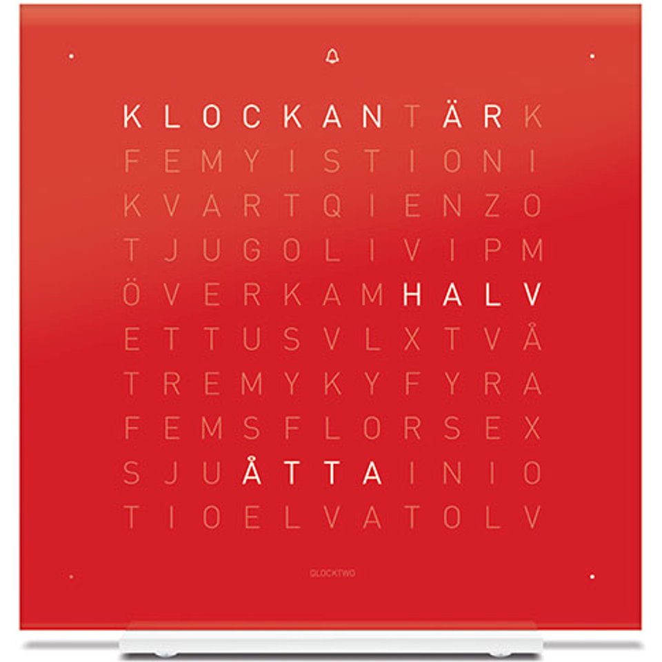QlockTwo Earth 13.5 Pure från QlockTwo