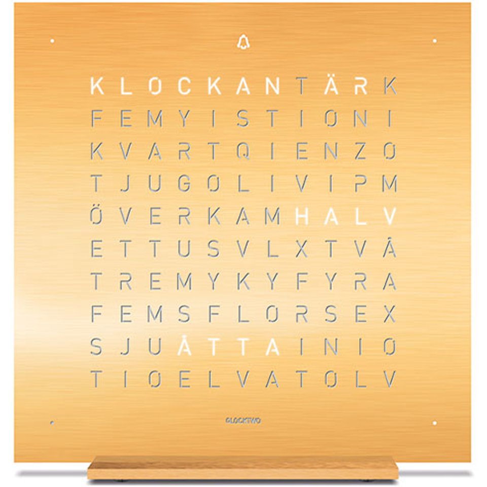 QlockTwo Earth 13.5 Special Edition från QlockTwo